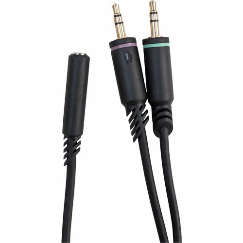 Logitech G 6,50 cm Klinke Audiokabel - Cable for Headset, PC, Audiogerät - Splitterkabel - Schwarz
