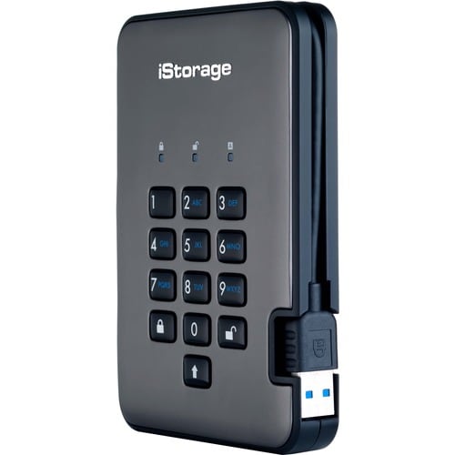 SSD Portable iStorage diskAshur PRO2 Durci - 2.5" Externe - 1 To - Conforme aux normes TAA - Client Léger Appareil compati
