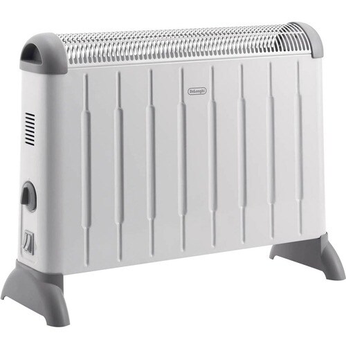 Riscaldatore a convezione DeLonghi HCM2030 - Elettrico - 700 W a 2 kW - 3 x Impostazioni calore - 2000 W - 230 V ca - Indo