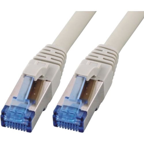 M-CAB 2 m Kategorie 6a Netzwerkkabel für Netzwerkgerät - Zweiter Anschluss: 1 x RJ-45 Network - Male - Abschirmung - Grau