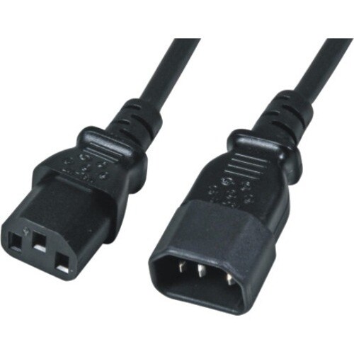 M-CAB Standard-Stromkabel - 2 m - IEC 60320 C14 / IEC 60320 C13