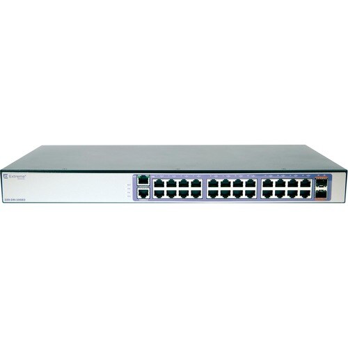 Extreme Networks 220 220-24t-10GE2 24 Ports Manageable Layer 3 Switch - 3 Layer Supported - Modular - Optical Fiber, Twist