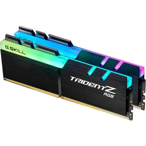 G.SKILL Trident Z RGB RAM Module - 16 GB (2 x 8GB) - DDR4-3200/PC4-25600 DDR4 SDRAM - 3200 MHz - CL16 - 1.35 V - Non-ECC -