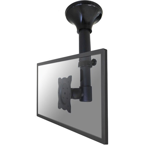 Fixation au plafond Neomounts Neomounts Pro FPMA-C025BLACK pour Ecran Plat - Noir - Réglable en hauteur - 25,4 cm à 66 cm 