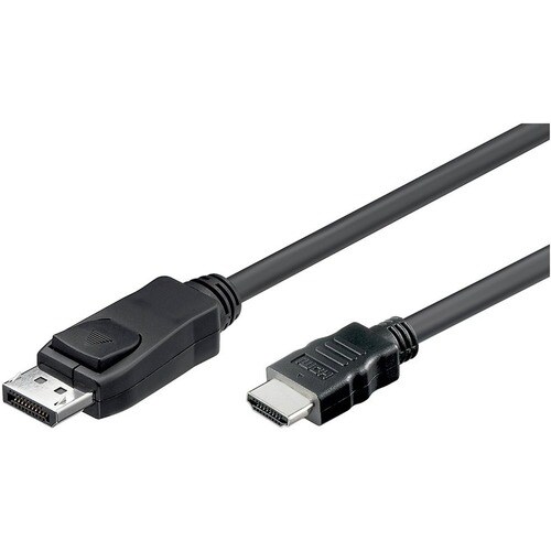 4XEM High Speed DisplayPort to HDMI Adapter Cable - 10 ft DisplayPort/HDMI A/V Cable for Audio/Video Device, TV, Monitor, 