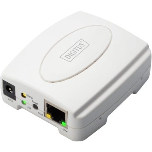 Digitus DN-13003-2 Druckserver - 1 x USB - 1 x Netzwerk (RJ-45) - Fast Ethernet - Desktop