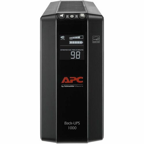 APC by Schneider Electric Back-UPS Pro BX1000M-LM60 1KVA Tower UPS - Tower - AVR - 12 Hour Recharge - 120 V AC Input - 120