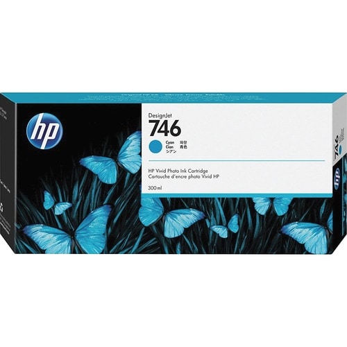 HP 746 (P2V80A) Original Inkjet Ink Cartridge - Cyan - 1 Each - Inkjet - 1 Each