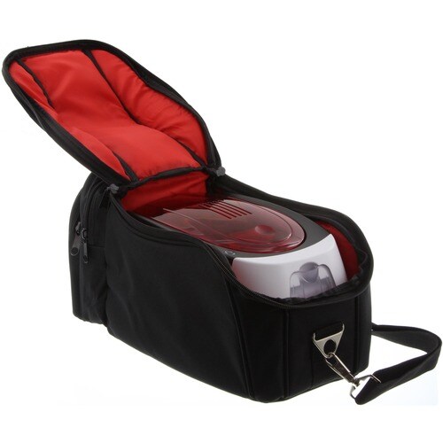 Badgy Carrying Case Portable Printer - Black, Red - 200 mm Height x 380 mm Width x 200 mm Depth - 1 Pack