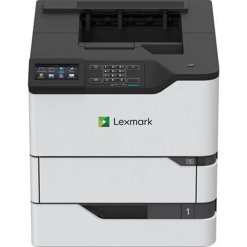 Lexmark MS820e MS822de Desktop Laser Printer - Monochrome - 55 ppm Mono - 1200 x 1200 dpi Print - Automatic Duplex Print -