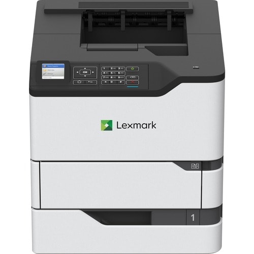 Lexmark MS820 MS821n Desktop Laser Printer - Monochrome - 55 ppm Mono - 1200 x 1200 dpi Print - 650 Sheets Input - Etherne