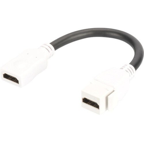 DIGITUS Professional 12 cm HDMI A/V Cable for Audio/Video Device, Faceplate, Patch Panel - 1 - First End: 1 x HDMI 2.0 Dig
