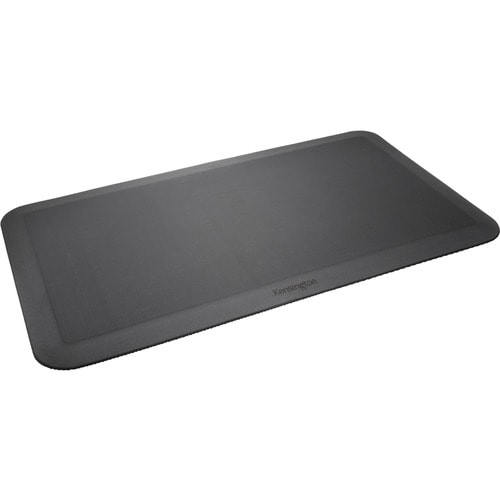 Kensington Anti-fatigue Mat - Workstation - 899.16 mm Length x 500.38 mm Depth x 17.78 mm Thickness - Gel, Rubberized - Bl