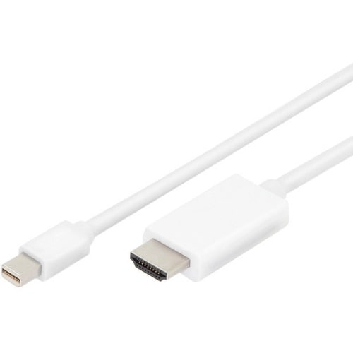 Assmann 2 m HDMI/Mini DisplayPort AV-Kabel für Audio-/Video-Gerät, PC, Notebook, Monitor - 1 - Zweiter Anschluss: 1 x Mini