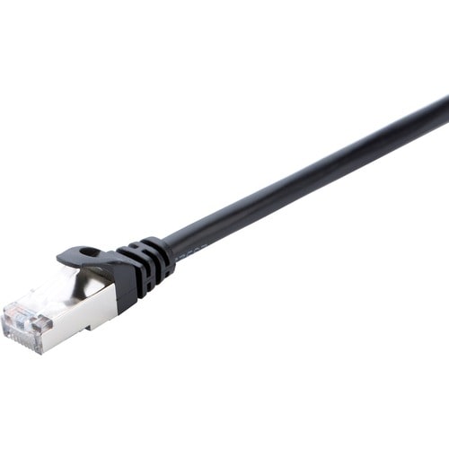Câble réseau V7 V7CAT6STP-05M-BLK-1E - 5 m Catégorie 6 - Cable for Modem, Routeur, Concentrateur, Panneau, Plaque murale, 