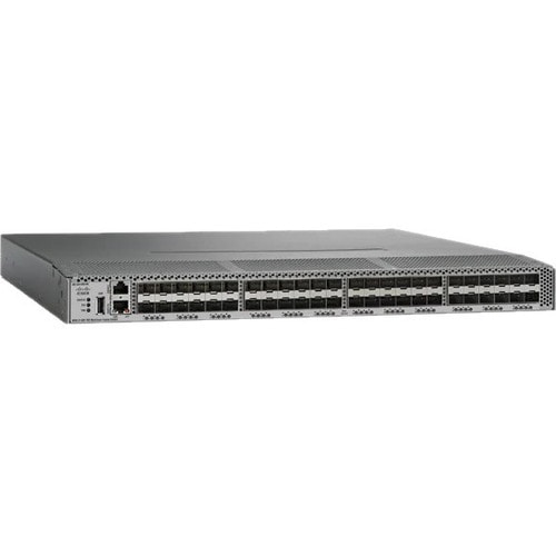 Cisco 32 Gbit/s Fibre Channel Switch - 24 Fiber Channel Ports - Manageable - Rack-mountable - 1U - Redundant Power Supply