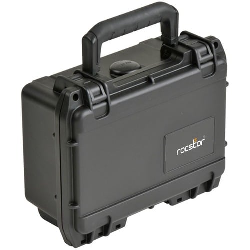 Rocstor Storage Case - External Dimensions: 17.2" Width x 20.6" Depth x 8.4" Height - Latch Closure - Polypropylene - Black