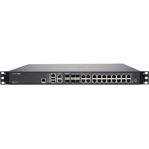 SonicWall NSA 5650 Network Security/Firewall Appliance - 22 Port - 1000Base-T, 10GBase-X, 10GBase-T - Gigabit Ethernet - D