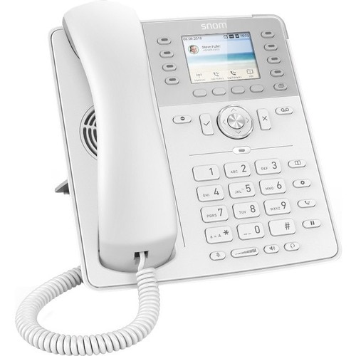 Snom D735 IP-Telefon - Verkabelt/Kabellos - Schnurgebunden - DECT - Wandmontierbar - Weiß - VoIP - 2 x Netzwerk (RJ-45) - 
