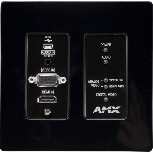 AMX N2300 Series N2315 Networked AV Wallplate 4K Encoder - Functions: Video Encoding, Video Decoding - USB Type B - 4096 x
