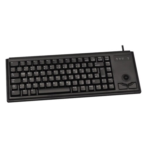CHERRY G84-4400 Keyboard - Cable Connectivity - USB Interface - Trackball - English (US) - Black - 83 Key(s)