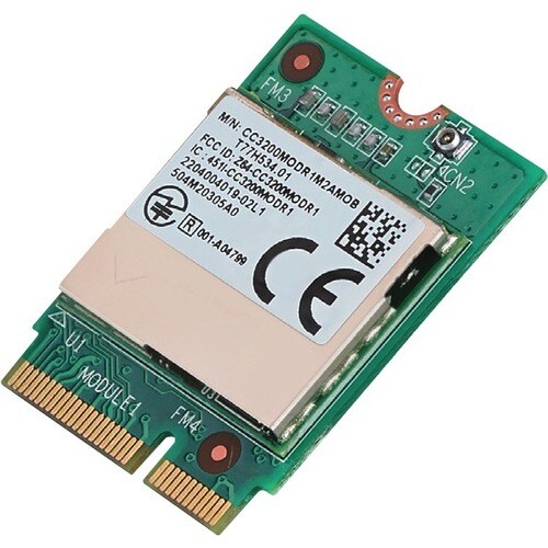 Advantech Circuit Module, WISE1520 M2.COM Wi-Fi module with TI-RTOS - x 0.9" Width x 1.2" Depth - 1