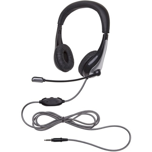Califone 1025MT NeoTech Plus Headset, Mic, 3.5mm stereo plug with CaliTuff Braided Cord - Stereo - Mini-phone (3.5mm) - Wi