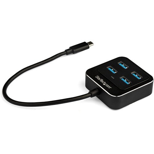 StarTech.com USB Hub - USB Type C - External - Black - UASP Support - 4 Total USB Port(s) - 4 USB 3.1 Port(s)