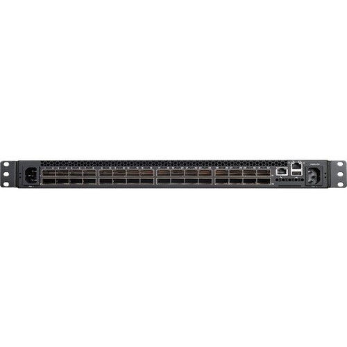 Quanta QuantaMesh BMS T5032-LY6 Layer 3 Switch - Manageable - 3 Layer Supported - Modular - Optical Fiber - 1U High - Rail
