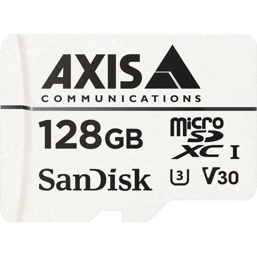 AXIS 128 GB UHS-III (U3) microSDXC - 10 - 100 MB/s Read - 50 MB/s Write