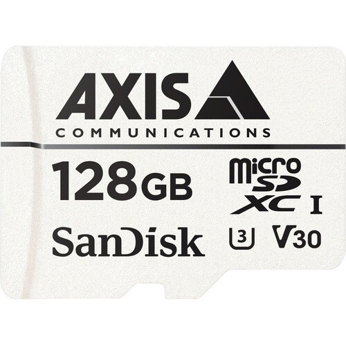 AXIS 128 GB UHS-III (U3) microSDXC - 10 - 100 MB/s Read - 50 MB/s Write
