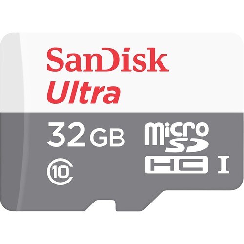 SanDisk Ultra 32 GB Class 10/UHS-I microSDHC - 1 - 80 MB/s Read