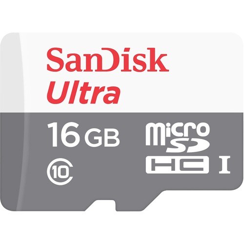 SanDisk Ultra 16 GB Class 10/UHS-I microSDHC - 1 - 48 MB/s Read