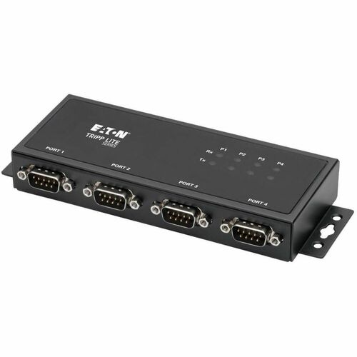 Eaton Tripp Lite Series 4-Port RS-422/RS-485 USB to Serial FTDI Adapter with COM Retention (USB-B to DB9 F/M) - External -