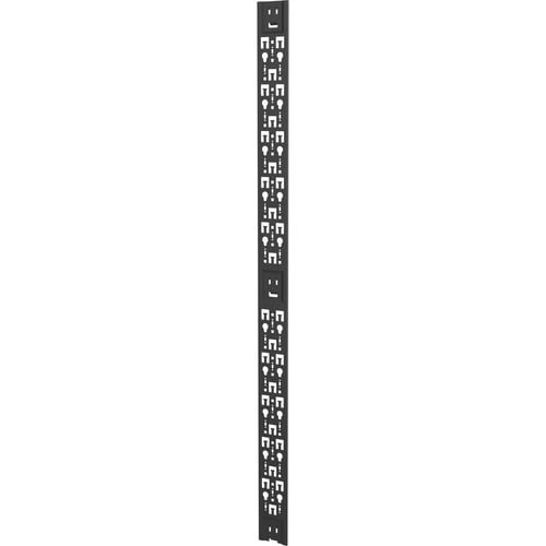 Vertiv VR 48U 4" Wide PDU/Cable Management Bracket Black - Black - 2 Pack - 48U Rack Height - Metal