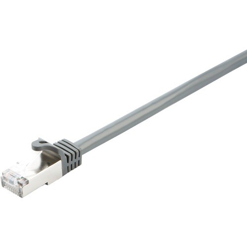Cable de red V7 V7CAT6STP-03M-GRY-1E - 3 m Categoría 6 - para Módem, Router, Hub, Panel de conexión, Tapa de interruptor, 