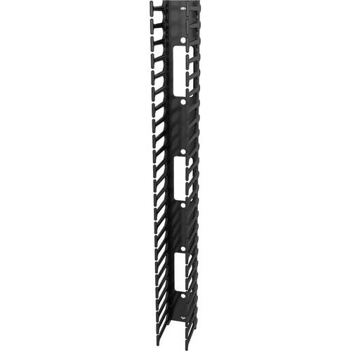 VERTIV Kabelführung - Schwarz - 2 Pack Paket - Kabelmanagement-Panel - 48U Rack Height x 19" Panel Width - Metall