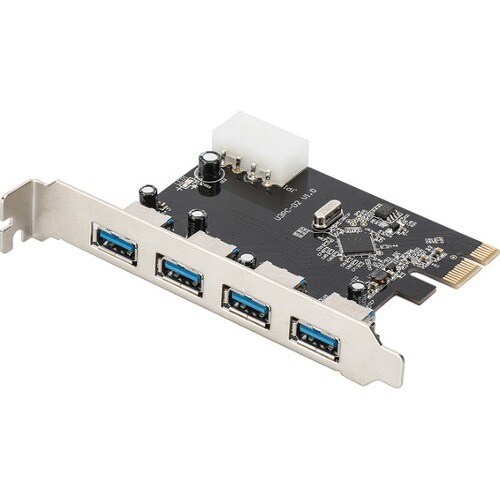 Digitus USB Adapter - PCI Express 2.0 x1 - Plug-in-Karte - 4 Total USB Port(s) - 4 USB 3.0 Port(s) - PC