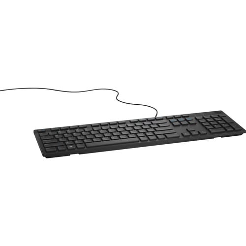 Dell KB216 Keyboard - Cable Connectivity - English - Black - Play, Pause, Volume Control Hot Key(s) - Desktop Computer
