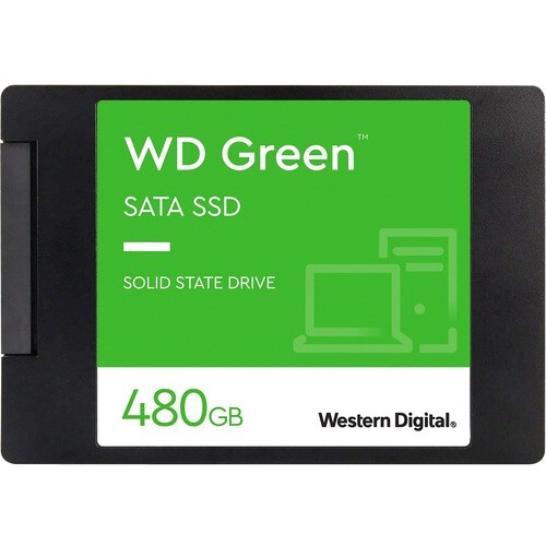 Western Digital Green WDS480G2G0A 480 GB Solid State Drive - 2.5" Internal - SATA (SATA/600) - Desktop PC, Notebook Device