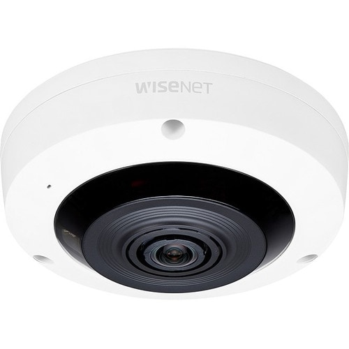 Wisenet XNF-8010RW 6 Megapixel Indoor Network Camera - Color - Fisheye - 49.21 ft Infrared Night Vision - MJPEG, H.264, H.