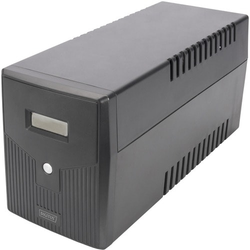 Digitus Line-interactive UPS - 1 kVA/600 W - Compact - 8 Hour Recharge - 230 V AC Input - 230 V AC Output - 4 x Schuko CEE