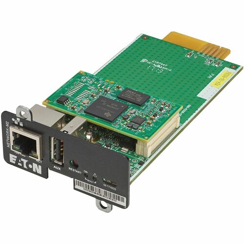 Eaton Cybersecure Gigabit NETWORK-M2 Card for UPS and PDU, UL 2900-1 and IEC 62443-4-2 Certified - Multicolor
