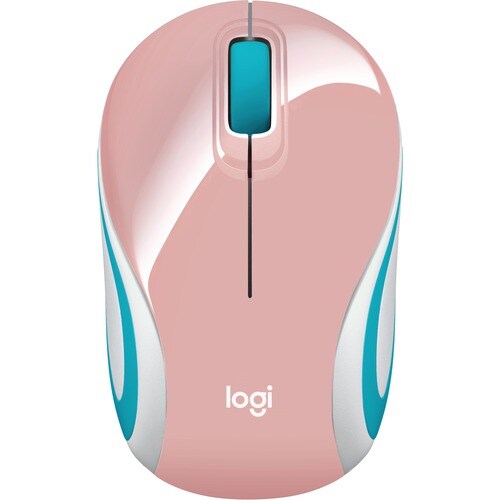 Logitech M187 Mouse - Radio Frequency - USB - Optical - 3 Button(s) - Blossom - Wireless - 1000 dpi - Scroll Wheel