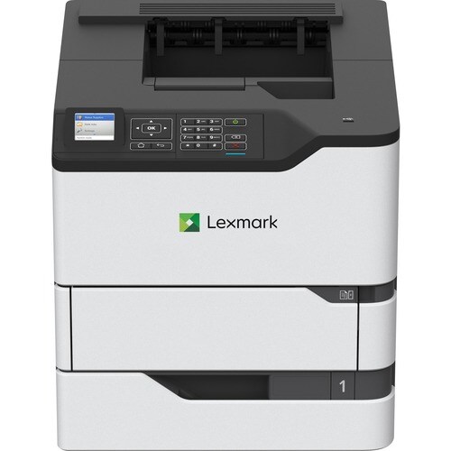 Lexmark MS725dvn Desktop Laser Printer - Monochrome - 55 ppm Mono - 1200 x 1200 dpi Print - Automatic Duplex Print - 650 S