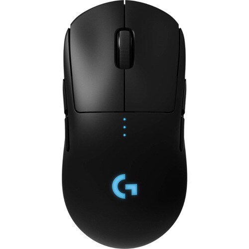 Logitech PRO Gaming Mouse - Wi-Fi - USB - Optical - Cable/Wireless - 16000 dpi - Symmetrical