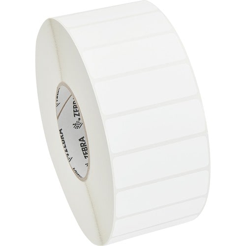 Zebra Label Paper 3 x 1in Thermal Transfer Zebra Z-Perform 2000T 3 in core - 3" Width x 1" Length - Permanent Adhesive - T