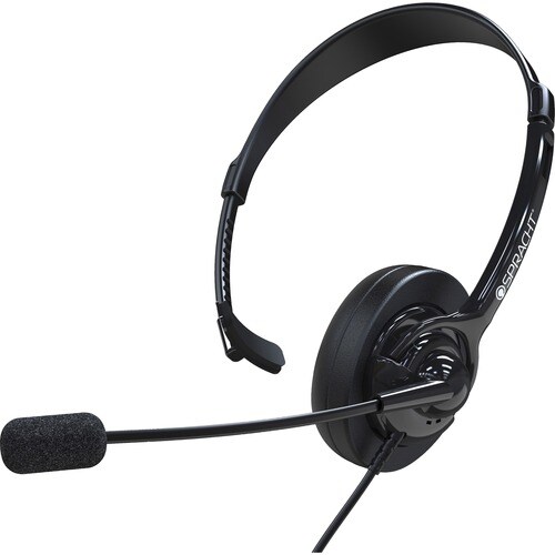 Spracht ZUM350M Headset - Mono - Mini-phone (3.5mm), Sub-mini phone (2.5mm) - Wired - Over-the-head - Monaural - Circumaur