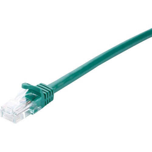 V7 V7CAT6UTP-50C-GRN-1E 48,77 cm Kategorie 6 Netzwerkkabel - Cable for Modem, Router, Hub, Patchfeld, Wandscheibe, PC, Net