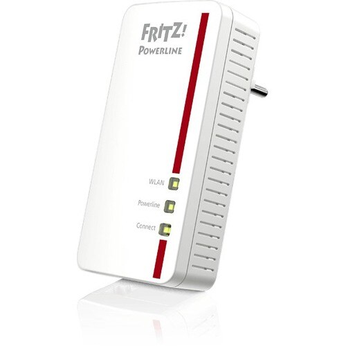 FRITZ! 1260E Powerline Network Adapter - 1 - 1 x Network (RJ-45) - 1200 Mbit/s Powerline - Wireless LAN - IEEE 802.11ac - 